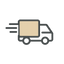 erstelle mir ein icon zur schnellen lieferung , passend zum design der webseite
