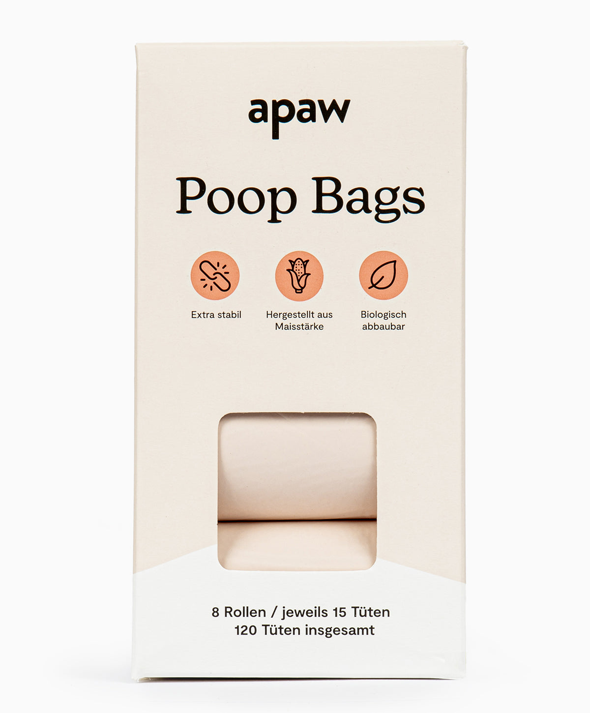 apaw Poop Bags – 120 biologisch abbaubare Tüten aus Maisstärke – apaw.de